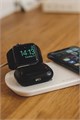 Беспроводная зарядная станция 3 в 1 iPhone+Watch+Airpods, 17,5W, Deppa, белый 24010(1) - фото 77135