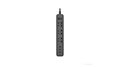 Удлинитель Xiaomi Mi Power Strip (3 розетки+3 USB, черный) [XMCXB01QM] XMCXB01QMb - фото 77844