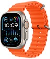 Умные часы Watch Ultra 2 49mm Titanium Case with Orange Ocean Band (MREH3) MREH3 - фото 78208