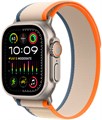 Умные часы Watch Ultra 2 49mm Titanium Case with Orange/Beige Trail Loop (MRF13) MRF13 - фото 78445