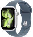 Умные часы Watch S11 46mm Silver Aluminum Case with Anchor Blue Sport Band 4665299810055 - фото 79576