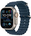 Умные часы Watch Ultra 2 49mm Titanium Case with Blue Ocean Band (MREG3) MREG3 - фото 80140