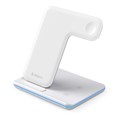 Беспроводная зарядная станция Deppa 3 в 1 Charging Stand Neo (iPhone/Apple Watch/Airpods), белая 24017(1) - фото 80436
