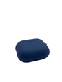 Чехол для AirPods 3 iNeez силиконовый с карабином, темно-синий 4665299807404 - фото 80503