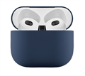 Защитный чехол для AirPods 3, силиконовый Deppa, синий 47323 - фото 80660
