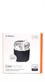 Защитный чехол для AirPods, силиконовый Deppa, черный 47005 - фото 80685