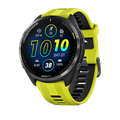 Умные часы Garmin Forerunner 965 Carbon Gray DLC Titanium Bezel With Black Case And Amp Yellow/Black Silicone Band 010-02809-12 - фото 81836