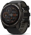 Умные часы Garmin Fenix 8 51mm Solar Sapphire Carbon Gray DLC Titanium With Black/Pebble Gray Silicone Band 010-02907-11 - фото 81860