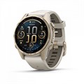 Умные часы Garmin Fenix 8 43mm AMOLED Sapphire Soft Gold With Fog Gray/Dark Sandstone Silicone Band 010-02903-11 - фото 81869
