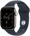 Умные часы Watch S12 46mm GPS + Cellular Natural Titanium Case with Navy Blue Sport Band M/L (MJGN4) MJGN4 - фото 83092