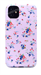 Чехол для iPhone 11 силиконовый, Luxo сине-красные цветы на сиреневом фоне (SL) - фото 8322
