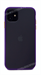 Чехол для iPhone 11 софт-тач пластик, TOTU, темный с фиолетовой рамкой - фото 8373